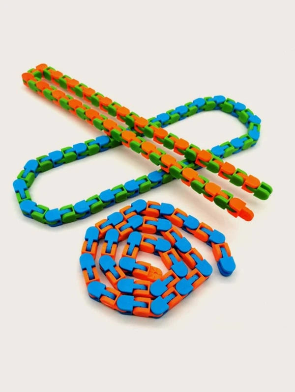 Bicycle chain track toy