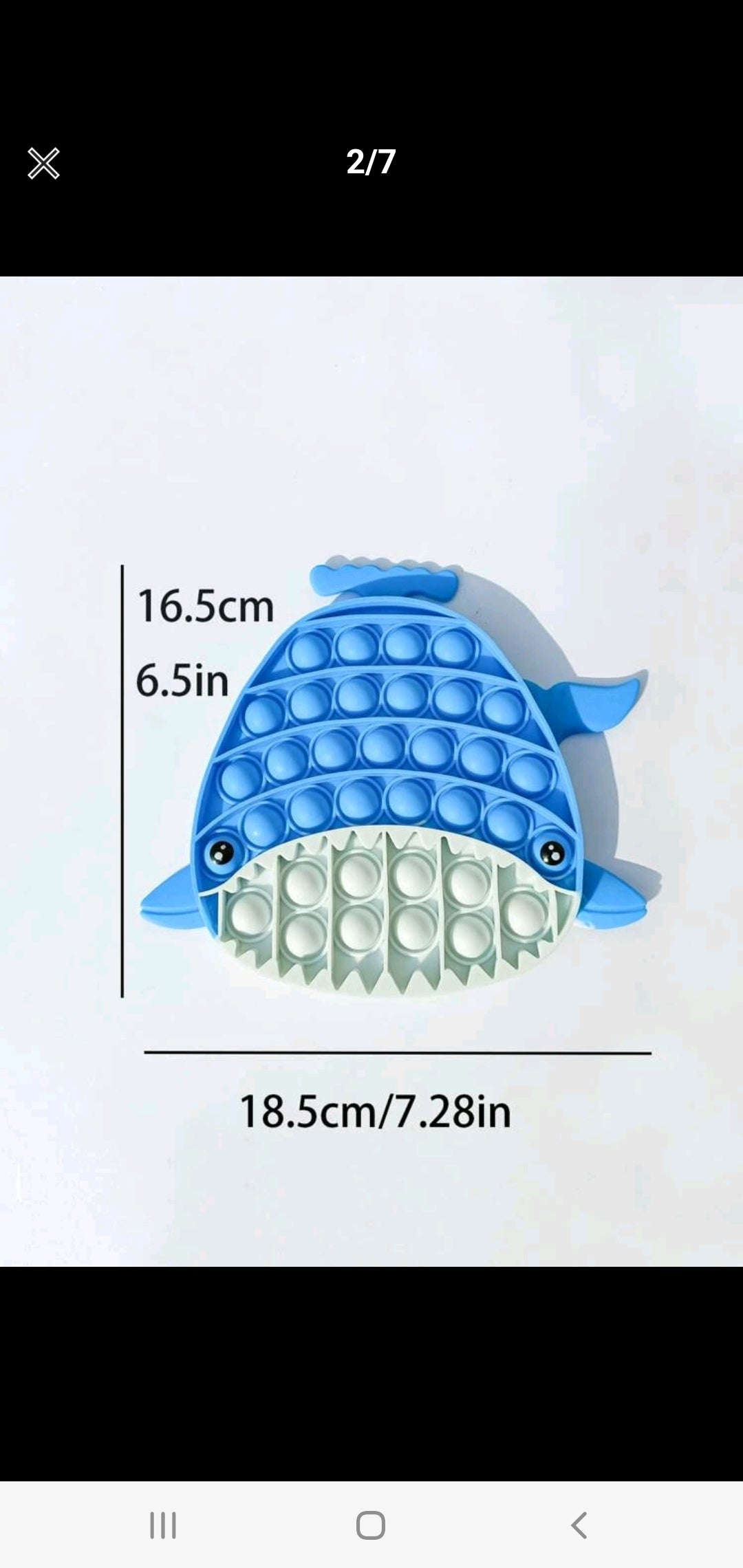 Whale pop it