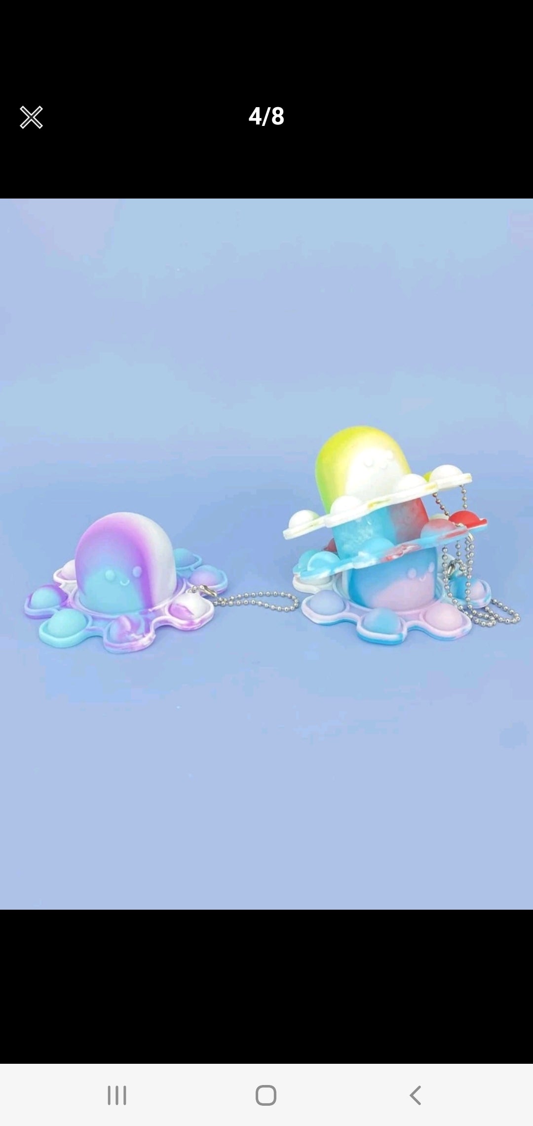 Octopus packpack pop it