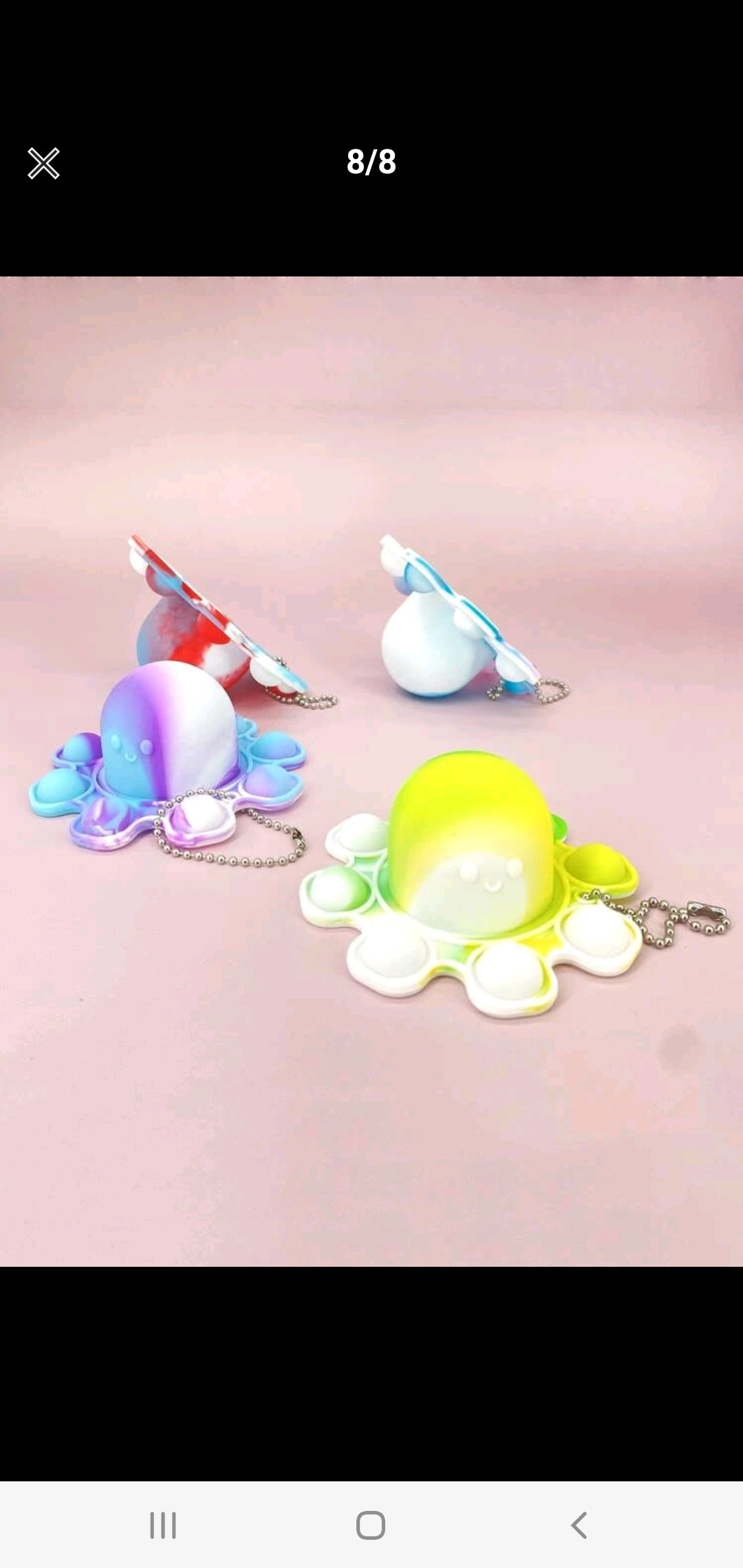 Octopus packpack pop it