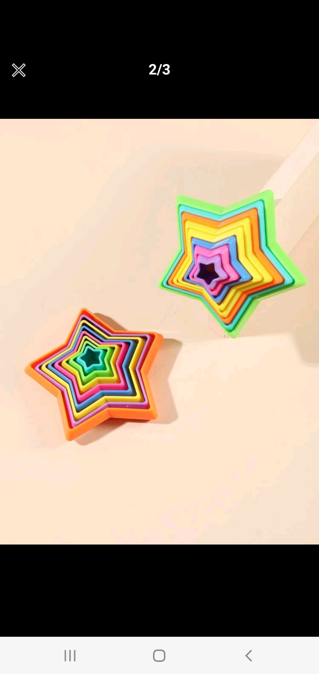 Star fidget toy