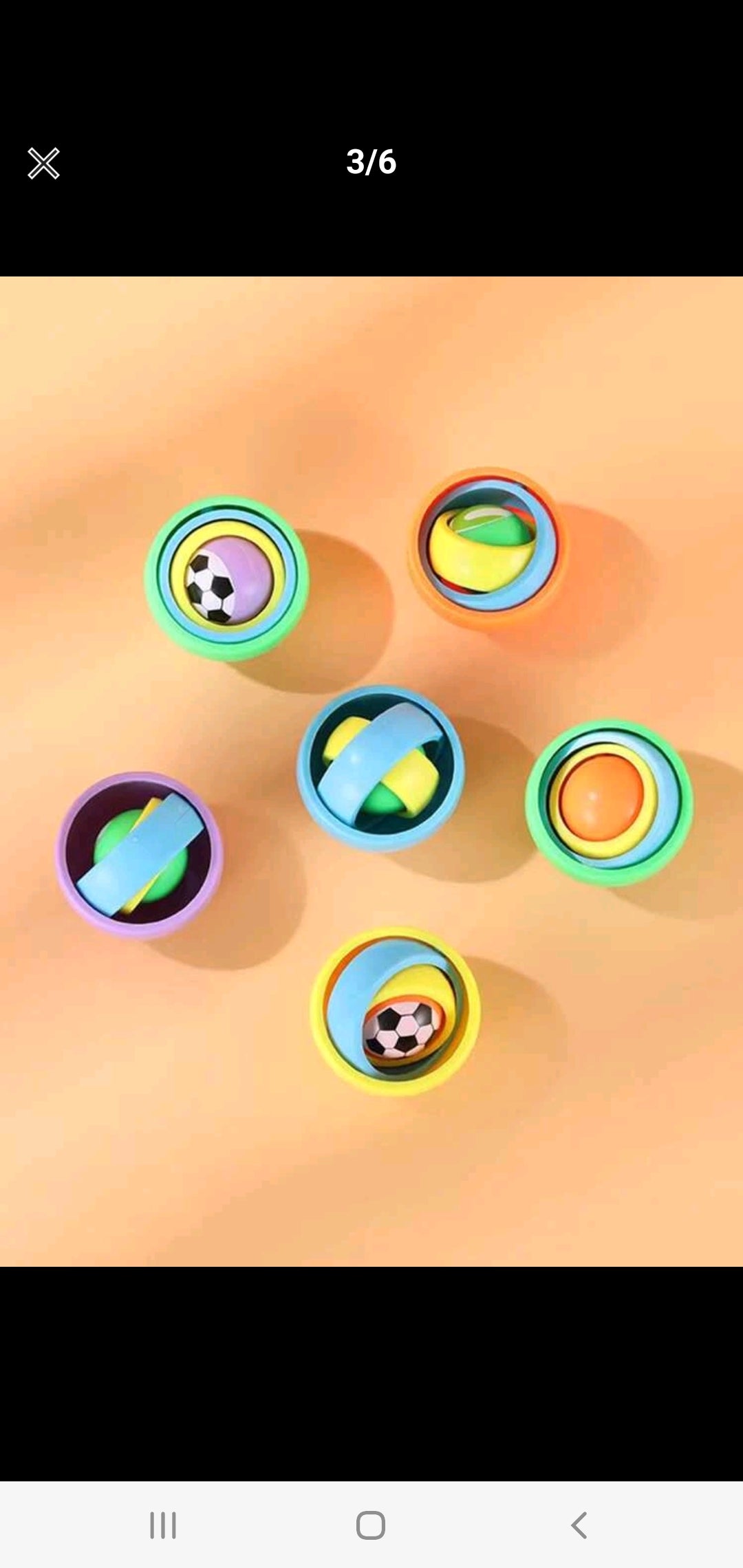 Sphere soccer fidget spinner