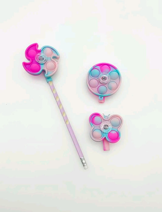 Pop it pencil accessorie ( One piec